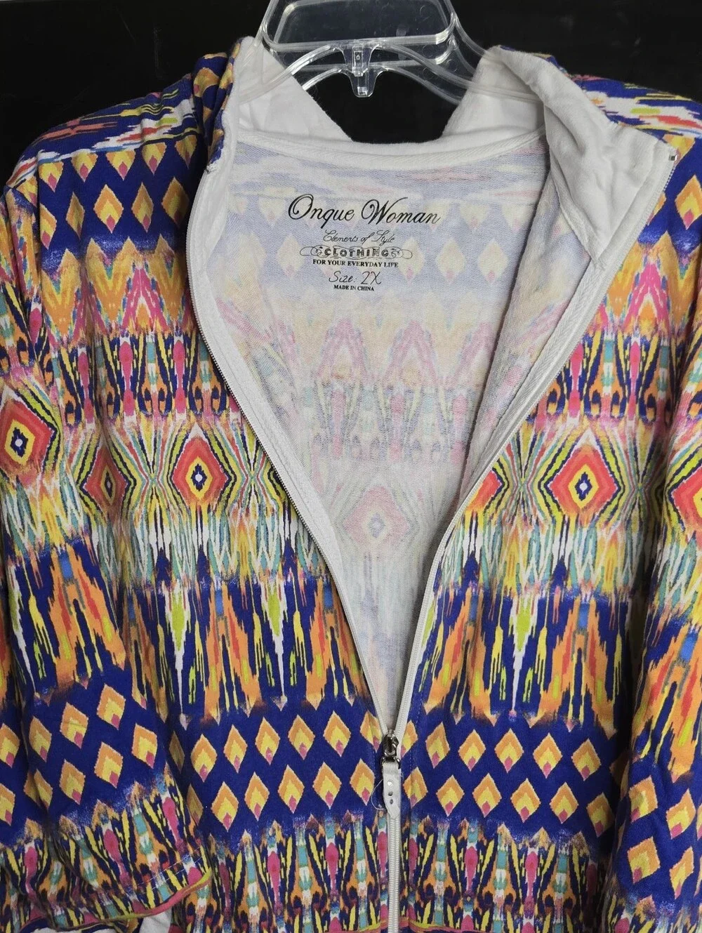 Colorful Thin Zip Up